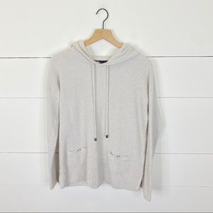 Club Monaco Cashmere Blend Knit Hoodie Size M